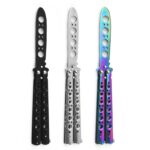 csgo training butterfly knife，Trainer Folding Practice Games Balisong - immagine 4