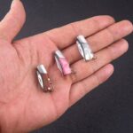 Mini Folding Knife Pendant Keychains Outdoor Hiking - immagine 4