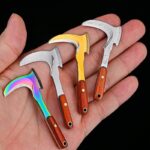 Mini Sickle Pendant Keychain Mini Vegetable Knife - immagine 2