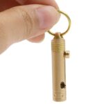 Mini brass box cutter Utility Knife，Open Craft Spear Type Front Switchblade - immagine 2