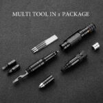 Multi Function Tactical Pen Emergency Flashlight Screwdriver Bottle Opener Window Breaker Outdoor Survival Self Rescue EDC Tool - immagine 2