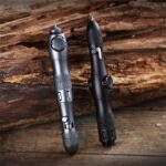 Multi-function Spinner Self Defense Tactical Pen Flashlight Emergency Glass Breaker Outdoor Survival EDC Tools Drop Ship - immagine 2
