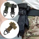 Multi-purpose Nylon Gloves Hook Work Gloves Safety Clip Outdoor Tactical Climbing Rope Camping Hanging Buck Outdoor Camping - immagine 2