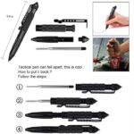 Multifunctional Mini Pocket Anti-skid Signature Tactical defensa personal Pen Outdoor Sports Camping Self-defense Supplies - immagine 3