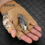 NEW Creative Mini Zipper Keychain Knife Portable Outdoor Survival Emergency Tool Unboxing Foldable Stainless Steel EDC Key Ring