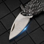 NEW Creative Mini Zipper Keychain Knife Portable Outdoor Survival Emergency Tool Unboxing Foldable Stainless Steel EDC Key Ring - immagine 5