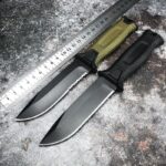 Outdoor Tactical Knife Wild Survival Self-defense Knife Outdoor Multifunctional Knife Camping Equipment High Hardness Knife - immagine 6