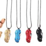 Peanut Open Box Knife Key Chain Pendant Car Chain Key Ring Folding Multifunctional EDC Tool Folding Knife - immagine 2
