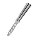 Portable Practice Butterfly Knife CSGO Balisong Trainer Stainless Steel Pocket Foldable Knife Training Tool for Outdoor Games - immagine 6