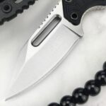Fixed Blade Knife Mini Pocket Edc Straight Belt Knofe G10 Handle ABS Sheath Multi Boot Tactical Combat Tool Neck Chain Gift - immagine 2