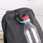 Sports Kettle Aluminum Buckle Rubber Buckles Hook Outdoor Water Bottle Holder High Quality Carabiner Camping Hiking Tool - immagine 4