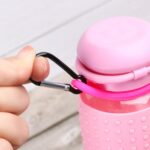 Sports Kettle Aluminum Buckle Rubber Buckles Hook Outdoor Water Bottle Holder High Quality Carabiner Camping Hiking Tool - immagine 5