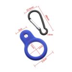 Sports Kettle Aluminum Buckle Rubber Buckles Hook Outdoor Water Bottle Holder High Quality Carabiner Camping Hiking Tool - immagine 6