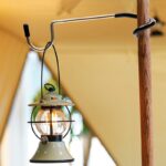 Stainless Steel Light Stand Holder Hooks Portable Tent Pole Lamp Hanger Hunting Fishing Lantern Hanger Outdoor Camping Tools - immagine 2
