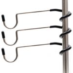 Stainless Steel Light Stand Holder Hooks Portable Tent Pole Lamp Hanger Hunting Fishing Lantern Hanger Outdoor Camping Tools - immagine 3