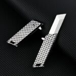 Stainless Steel Mini Pocket Utility Knife Keychain Unpacking Folding Knife Unboxing Cutter Outdoor Survival EDC Tool Men Gift - immagine 2