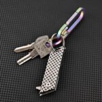 Stainless Steel Mini Pocket Utility Knife Keychain Unpacking Folding Knife Unboxing Cutter Outdoor Survival EDC Tool Men Gift - immagine 5