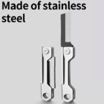 Stainless Steel Square Head Mini Folding Knife - immagine 4