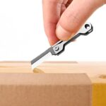 Stainless Steel Square Head Mini Folding Knife - immagine 5