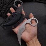 CS GO Tactical Knives Neck Camping Hike Outdoor Self Defense Offensive Hunting Survival Tool With Kydex Sheath - immagine 5