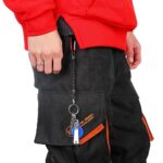 Tactical Retractable Spring Elastic Rope Hook Security Gear Tool For Outdoor Hiking Camping Anti-lost Phone Keychain Carabiner - immagine 5