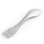 Titanium Alloy Picnic Cutlery Knife Fork Spoon Outdoor Camping Ultralight Portable Multi Tools Picnic Barbecue Folk Spoon - immagine 3