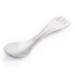 Titanium Alloy Picnic Cutlery Knife Fork Spoon Outdoor Camping Ultralight Portable Multi Tools Picnic Barbecue Folk Spoon - immagine 5