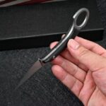 D2 Straight Pocket Knives Tactical Camping Knives Neck Outdoor Rescue Survival Tools Edc Tool With K Sheath,Dropshipping - immagine 4