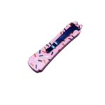 MINI dessert warrior knife donut，AUTOMATIC small Pink coffin blaster Fiber OTF knives - immagine 2