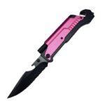 Mens Folding Knife for Son from Mom - for Birthday Christmas Graduation Deployment - Men Unique and Cool Camping Fishing Hunting Pocket Knives for Him - immagine 8