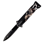 3.5 INCH cupid joker otf knife double action switchblade - immagine 8