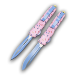 5.5 inch UTX70 Series Dessert Warrior AUTOMATIC knife,Pocketknives Pink donut OTF knife-TKSW520-03 - immagine 3