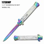 9inch ITALIAN STILETTO OTF DOUBLE ACTION KNIVES-TKST48