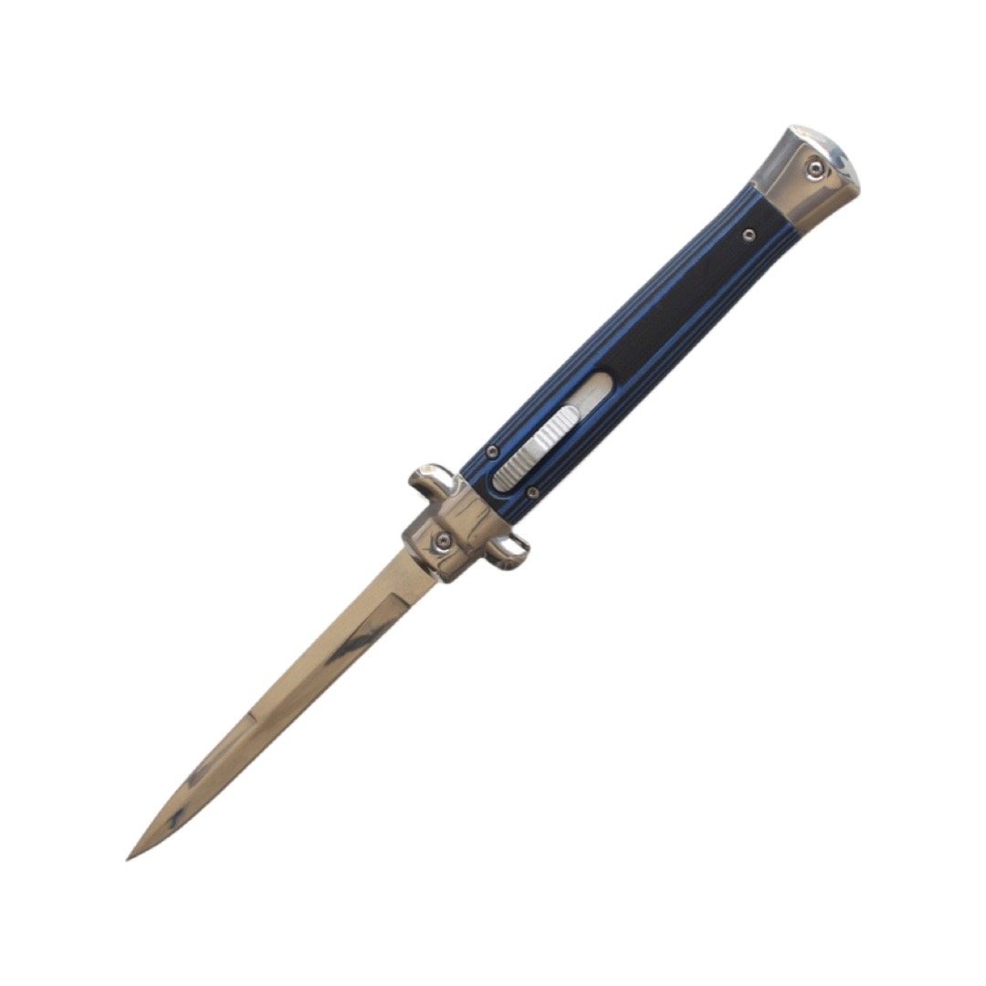 11inch Italian Stiletto OTF Knife G10 Scale –