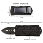 2.0 INCH 5cr13 Blade 57HRC EXOCET OTF AUTO KNIFE OTF Knife-TKC50 - immagine 3