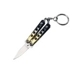 Mini Color Butterfly knife keychain small balisong - immagine 5