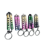 Mini Color Butterfly knife keychain small balisong - immagine 2